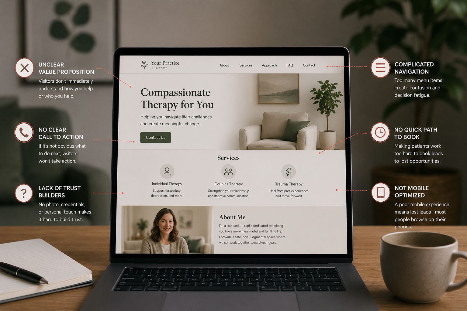 The Biggest Website Mistakes Therapy Practices Make