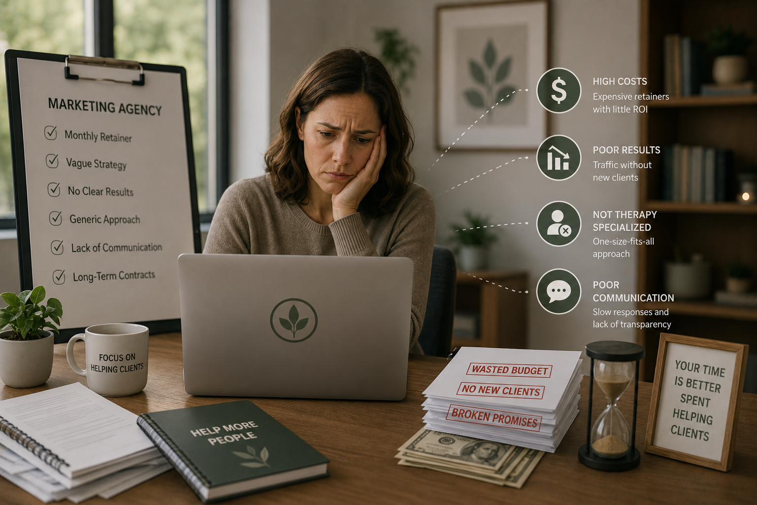 Why Most Therapy Practices Waste Money on Marketing Agencies